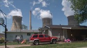 Powerplant Stacks with Houses